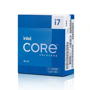 2023 hot sale manufacturer supply In-tel Core i7 13700K CPU 16 cores cpus 125W for desktop computer CPU