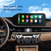 Lecteur multimédia automobile Lexus ES 2012-2017, écran pour lecteurs DVD 12,3'', avec interface CarPlay Android, Binarytek