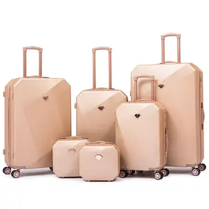 On Wheel Aluminium Luggage Travel Bags Suitcase Sets Carry On Suitcase ABS Travel Suit Case Trolly Luggage Sets For Outdoor