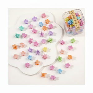 Commercio all'ingrosso di tendenza di lusso stile coreano con perline per capelli cuore stella decorazione per bambini e ragazze 5cm taglia vendita calda - Product Image 2