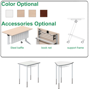 โต๊ะประชุมแบบพับได้ทรงสี่เ<span class=keywords><strong>ห</strong></span>ลี่ยม โต๊ะสำนักงานทันสมัยสำห<span class=keywords><strong>รับ</strong></span>ใช้ในบ้าน สำนักงาน โร<span class=keywords><strong>ง</strong></span>เรียน โร<span class=keywords><strong>ง</strong></span>แรม <span class=keywords><strong>ห</strong></span>้องรับประทานอา<span class=keywords><strong>ห</strong></span>าร - Product Image 3