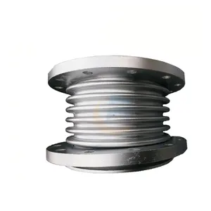 metal bellows flanged end flexibility metal coupled expansion joint stainless steel ptfe