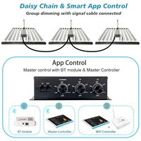 Barre lumineuse de croissance LED Smart Vertical Farming 800W | Samsung LM301H EVO, spectre réglable, efficacité supérieure 2.85umol/j, contrôle APP