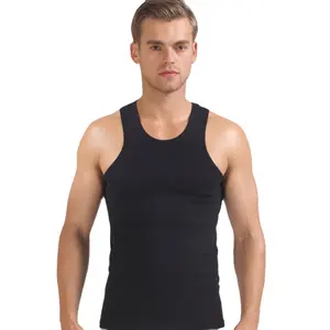 Hot Sale Black Mens Muscle Gym Vest Wrestling Singlets For Men With Cheap Prices Sports Tank Top