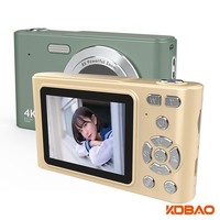 Kamera Digital Baru Sensor CMOS Ramah Pelajar Bergaya Retro 4K 16x Zoom Optik Kemampuan Transfer ke Ponsel Hadiah Bergaya Sempurna