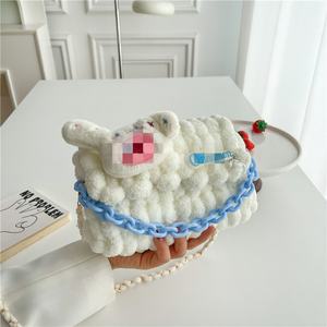 Kit <span class=keywords><strong>de</strong></span> fabricación <span class=keywords><strong>de</strong></span> bolsos hechos a mano DIY <span class=keywords><strong>para</strong></span> mujer, hilos acrílicos, materiales <span class=keywords><strong>de</strong></span> tejido, conjunto <span class=keywords><strong>de</strong></span> costura <span class=keywords><strong>de</strong></span> monedero hecho a mano - Product Image 2