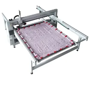 Full Servo Motors Single Needle Quilting Machine for Duvet Bed Sheet Quilt Fabric Production