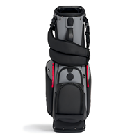 Sac de golf imperméable en cuir PU avec fermeture éclair, portable et durable, 14 compartiments pour clubs, accessoires de golf personnalisables