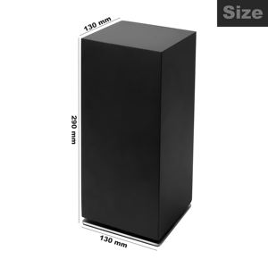 Bloc à couteaux magnétique rotatif à 360° en bois de caoutchouc naturel écologique pour cuisine domestique, base métallique multifonctionnelle pour couteaux - Product Image 6