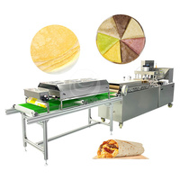 Ligne de production automatique de machines à pain arabe, machines industrielles pour la fabrication de tortillas, roti, chapati, shawarma, pain libanais