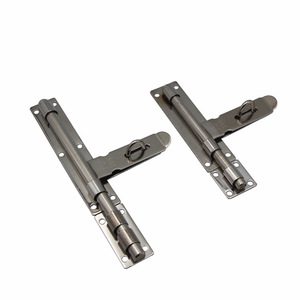 Loquet de porte à montage en surface en acier inoxydable 304, grande taille, antivol, pour portes en bois - Product Image 4
