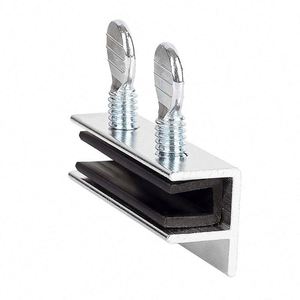 WEKIS Cerradura Moderna Ajustable de Acero, Latón y Aluminio para Ventanas, Tope Deslizante para Ventanas Correderas, Seguridad Infantil, Instalación con Tornillos para el Hogar - Product Image 1