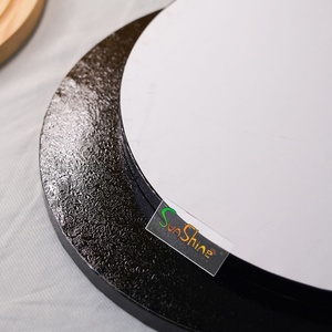 Plateaux à gâteau personnalisés SunShine en papier ondulé argenté, ronds, de 6, 8, 10 et 12 pouces, pour la pâtisserie et la présentation - Product Image 3