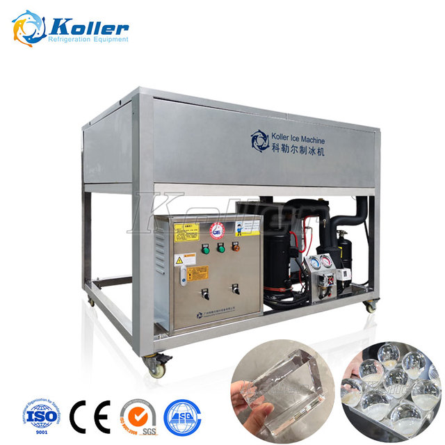 KOLLER Clear Ball Ice Maker Pure Sphere Ice Machine for Restaurant