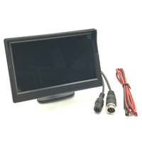 Moniteur AHD 5 pouces de haute qualité TFT IPS Support AHD 1080P 960P 720P SD 960H D1 CVBS Caméra Support Mobile DVR Mobile NVR