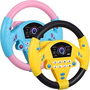 Volante de Juguete para Niños, Juego de Carreras, Controlador de Conducción, Educación Temprana, Volante de Simulación con Luz - Product Image 1