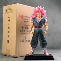 Figura de PVC de Goku Super Saiyan Star Trail Rosa, Anime Japonés, 27 cm, Nuevo Modelo, Juguete de Dibujos Animados