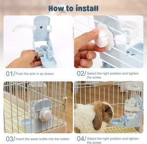 500Ml Konijn Cavia 'S Kleine Dieren Kooi Opknoping Automatische Huisdieren Water Drinkfontein - Product Image 6