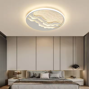 Luces de techo inteligentes LED control remoto ultrafinas redondas acrílicas modernas para uso en interiores para el hogar - Product Image 3