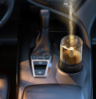 Diffuseur de voiture de luxe 2024 le plus vendu, innovation, design bougie, diffuseur d'arômes d'huiles essentielles, mini humidificateur 5V