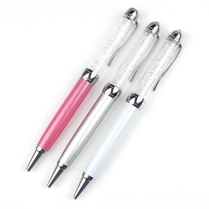 Новый дизайн промо мяч хрустальная шариковая ручка отпечаток логотипа для свадебного подарка с бесплатным образцом - Product Image 2