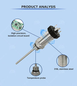 통합 방수 IP65 온도 압력 센서 0.5-4.5V 4-20mA 0-1.6mpa 산업용 제어 시스템 통합 송신기 - Product Image 5