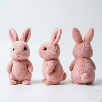 Peluche personnalisée en forme de lapin, adorable jouet en peluche pour enfants, cadeau d'anniversaire, vente en gros de peluches promotionnelles OEM/ODM