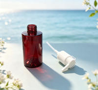 Bouteille PET 120 ml de haute qualité avec pompe, logo et couleur personnalisés pour shampoing, gel douche, savon pour les mains et soins capillaires – Vente en gros