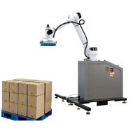 Robot collaboratif automatique pour l'empilage de palettes, machine de palettisation, cobot, cartons, bouteilles, sacs, palettiseur, papier, boissons, aliments, bois, plastique