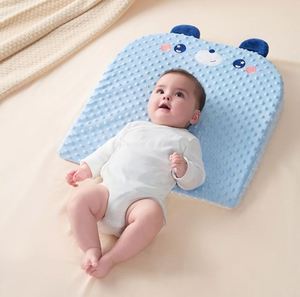 Baby Anti-Spit Slope Mat Newborn Baby Side Sleeping Cushion Breastfeeding <b>Pillow</b> Breathable Anti-Vomiting Slope <b>Pillow</b> - Product Image 1