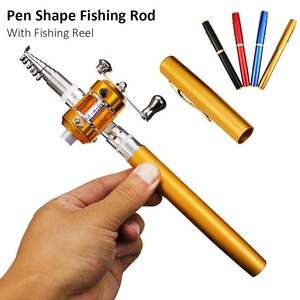 High Quality <strong>Pen</strong> Shape Portable <strong>Pocket</strong> Telescopic <strong>Mini</strong> <strong>Fishing</strong> <strong>Rod</strong> Pole Folded <strong>Fishing</strong> <strong>Rod</strong> With Reel - Product Image 1