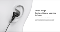 Earphone XIA0MI Murah Tipe-C Tahan Air IP54 Mikrofon HD dengan Peredam Kebisingan Earphone Berkabel Kontrol Earbuds
