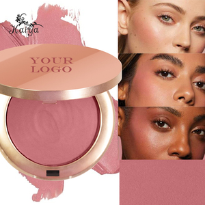 Maquillaje facial con logotipo personalizado, colorete mate, colorete <span class=keywords><strong>para</strong></span> mejillas, compacto, crema de maquillaje OEM, paleta de rubor individual hinchable - Product Image 3