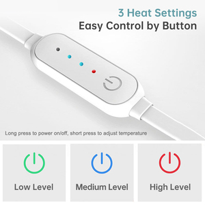 2025New Design Electric USB Battery-Powered Heating Films Neck Protection Eye Mask Heated Waist Belt Car Heating <strong>Pillow</strong> - Product Image 5