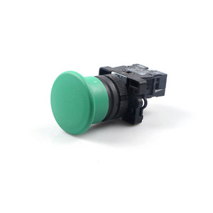 Interrupteur à bouton-poussoir en plastique de 22 mm, 16A, bouton-poussoir d'urgence - Product Image 2