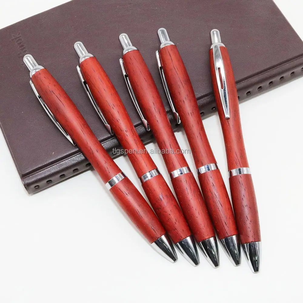 Новые красные деревянные ручки, экологически чистые наборы для изготовления ручек, поворот дерева с логотипом для ручки, подарок
