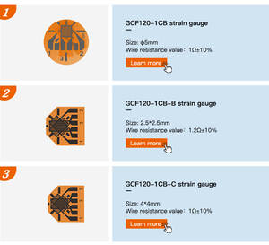 गैलोस निर्माता उच्च परिशुद्धता pcb बोर्ड माप स्ट्रैन्मीटर प्रतिरोध गैरेज अनुकूलित स्ट्रेन गेज श्रृंखला - Product Image 5
