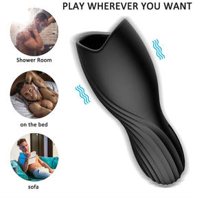 كأس استمناء ذكري رخيص الثمن بتصميم مهبل مائي صغير الحجم مع دوران تلقائي - Product Image 5