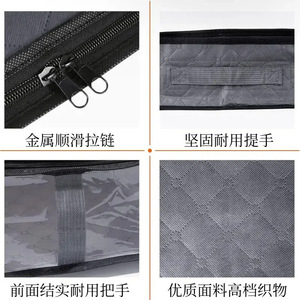 Under <b>Bed</b> <b>Storage</b> Box 60x45x15cm Non-Woven Fabric Organizer For Clothes And Towels - Product Image 5