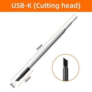 Mini <span class=keywords><strong>fer</strong></span> <span class=keywords><strong>à</strong></span> <span class=keywords><strong>souder</strong></span> de type stylo en alliage d'aluminium rechargeable par USB 5V, chauffage PTC, 260-420°C, portable pour soudure/dessoudure/pyrogravure - Product Image 5