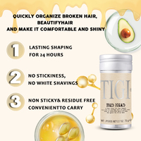 Cire coiffante forte tenue Bed Head, triple formule pour lisser les mèches rebelles, effet lissant et anti-frisottis, pommade et cires