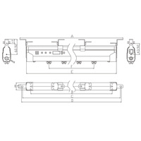 Éliminateur électrostatique industriel haute tension et haute vitesse KESD Brand KE-60H, barre d'élimination des charges statiques