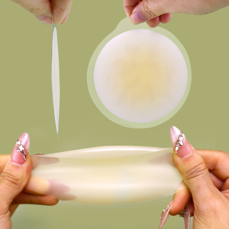 Clear Waterproof Printed Strapless Bra Push