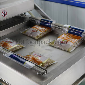 Máquina de envasado al vacío de alimentos SUS304, máquina de envasado al vacío usada industrial de acero inoxidable, carne, camarones, mariscos, doble cámara - Product Image 3