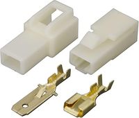 Kits de enchufe de Terminal de Cable de conector eléctrico automotriz de 1 Pin, motocicleta, Ebike, coche, Terminal macho hembra