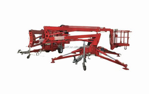 Elevador Telescópico Portátil de Remolque Trasero Pequeño con Plataforma Elevadora Manual y Remolque Aéreo, <span class=keywords><strong>Precio</strong></span> de Fábrica - Product Image 3