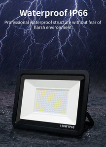 Projecteur LED extérieur étanche IP66 à économie d'énergie homologué CE 30W 50W 100W 150W 200W 300W - Product Image 6
