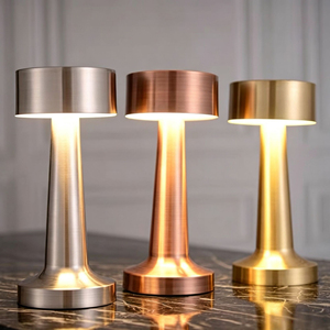 Modern Brass Bell Crystal Table Lamp E26 LED Warm White 2000K Push Button Switch Living Room <b>Decorative</b> <b>Lighting</b> - Product Image 3