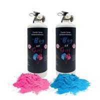 Vente en gros 300g sexe révéler extincteur pulvérisation garçon ou fille sexe révéler fête poudre fumée bombe vaporisateur biodégradable