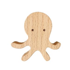 Perillas de madera de animales para decoración de seguridad de niños, tiradores de armario, muebles de cocina - Product Image 4